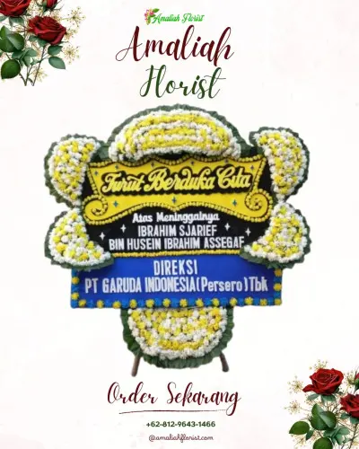 Papan Bunga Duka di Saguling