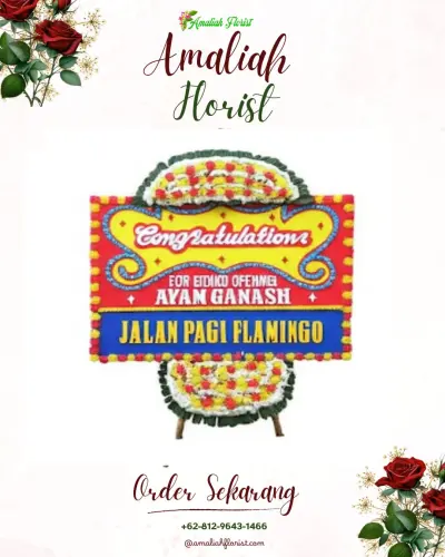 Bunga Papan Congratulation di Saguling
